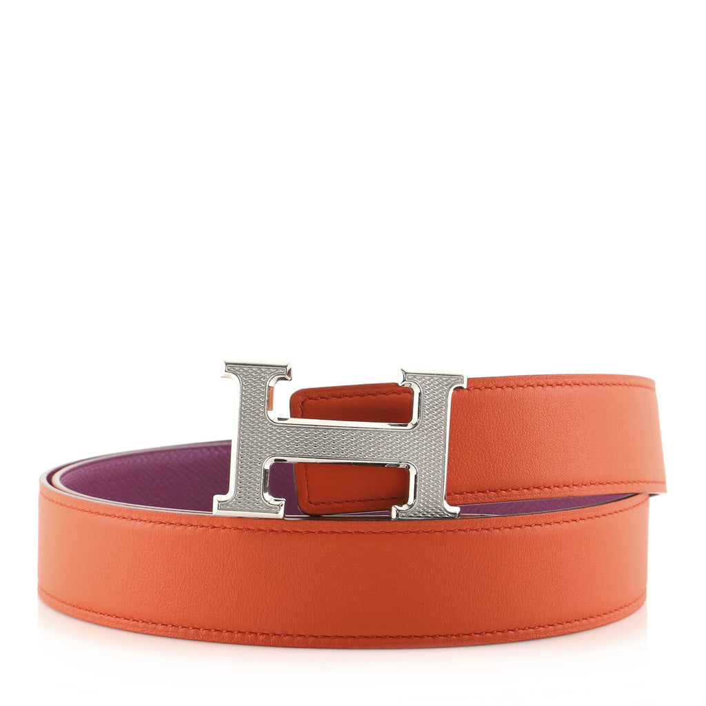 Constance Reversible Belt Leather with Guilloche Medium 95