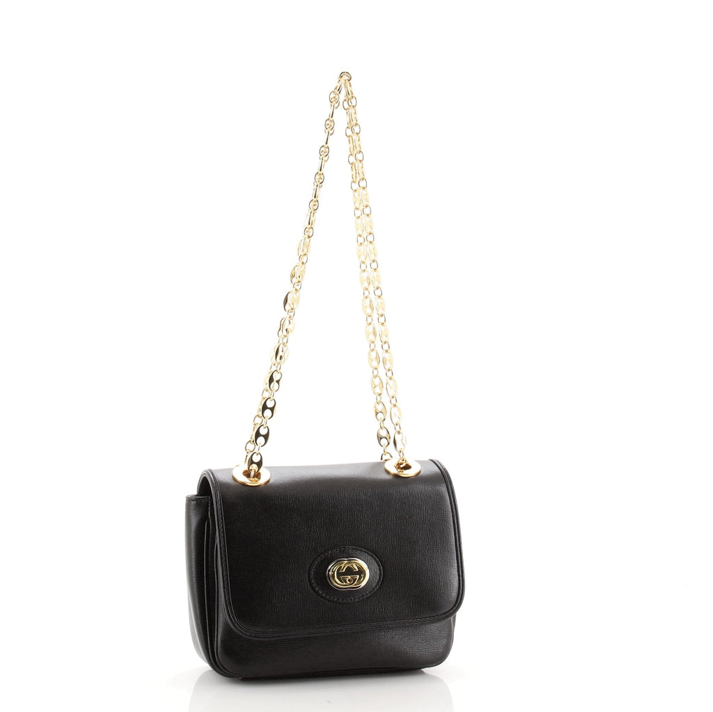 Marina Chain Flap Bag Leather Mini