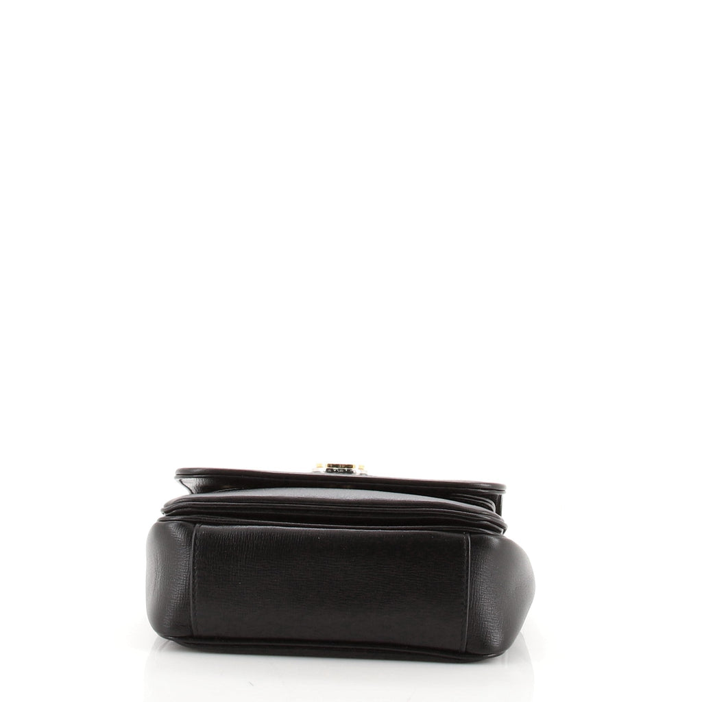 Marina Chain Flap Bag Leather Mini