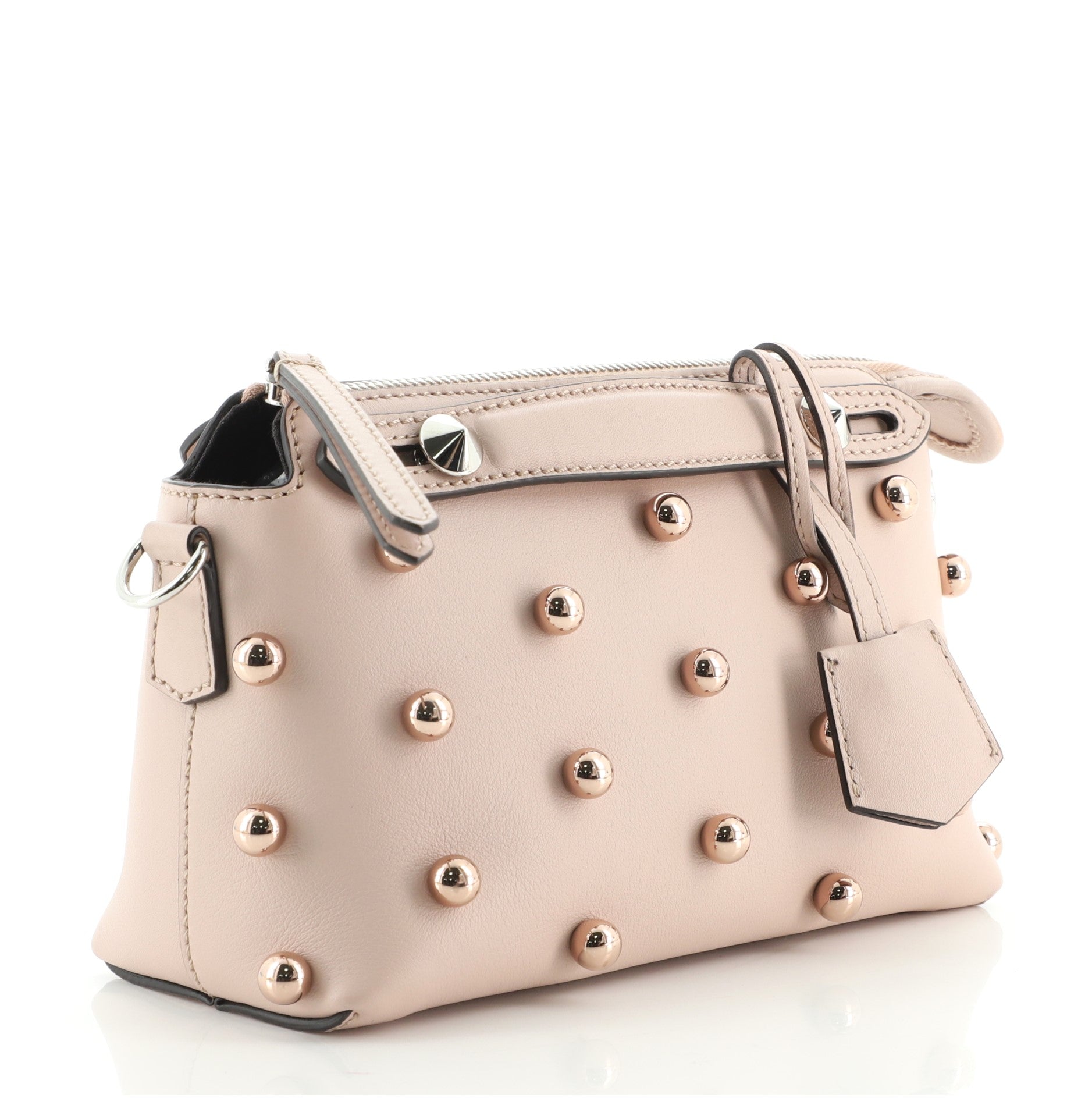 By The Way Satchel Studded Leather Mini