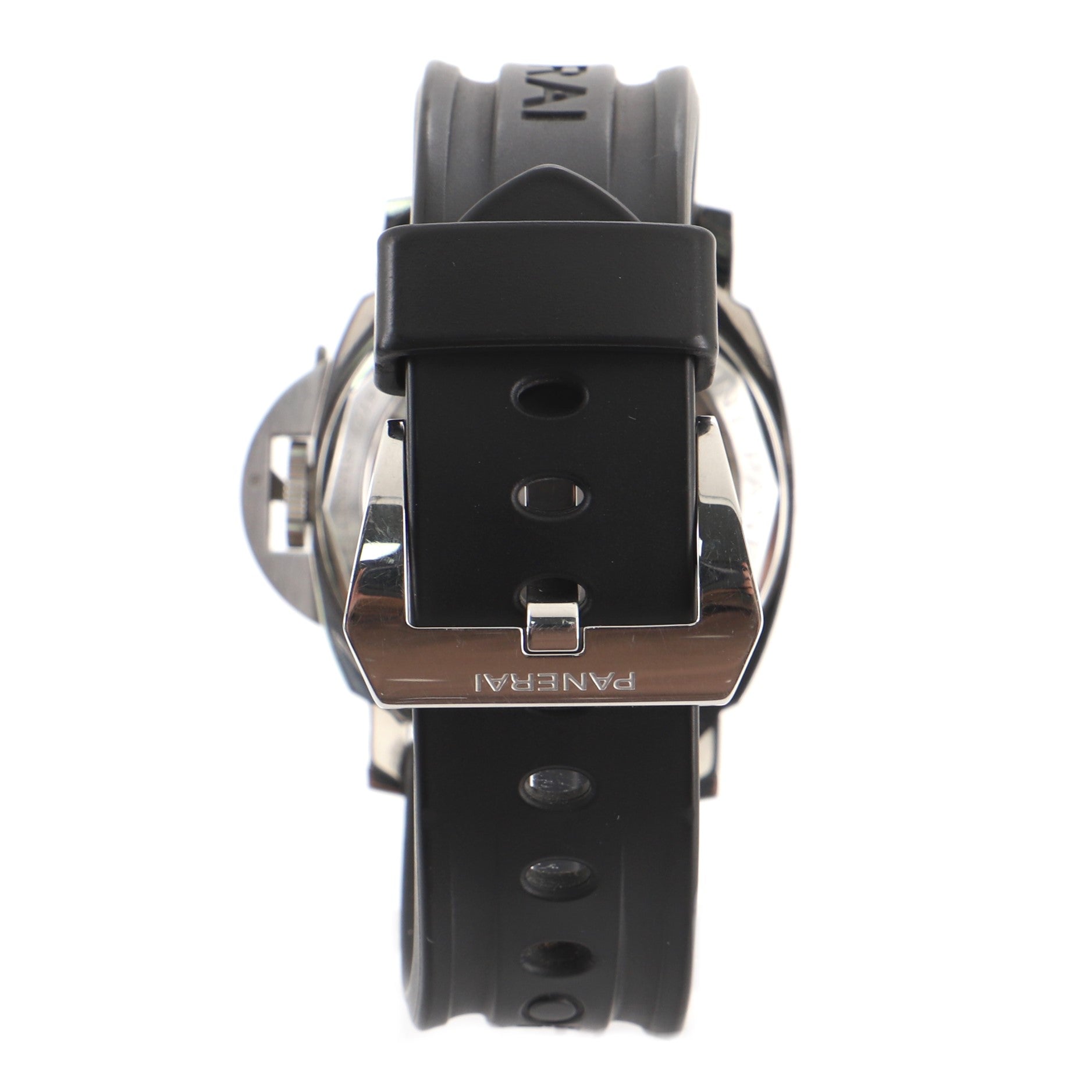 Luminor Base Manual Watch Stainless Steel and Rubber 44