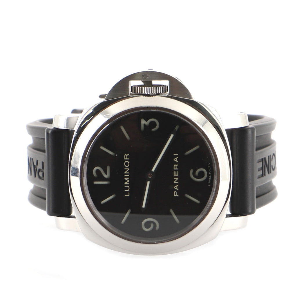 Luminor Base Manual Watch Stainless Steel and Rubber 44
