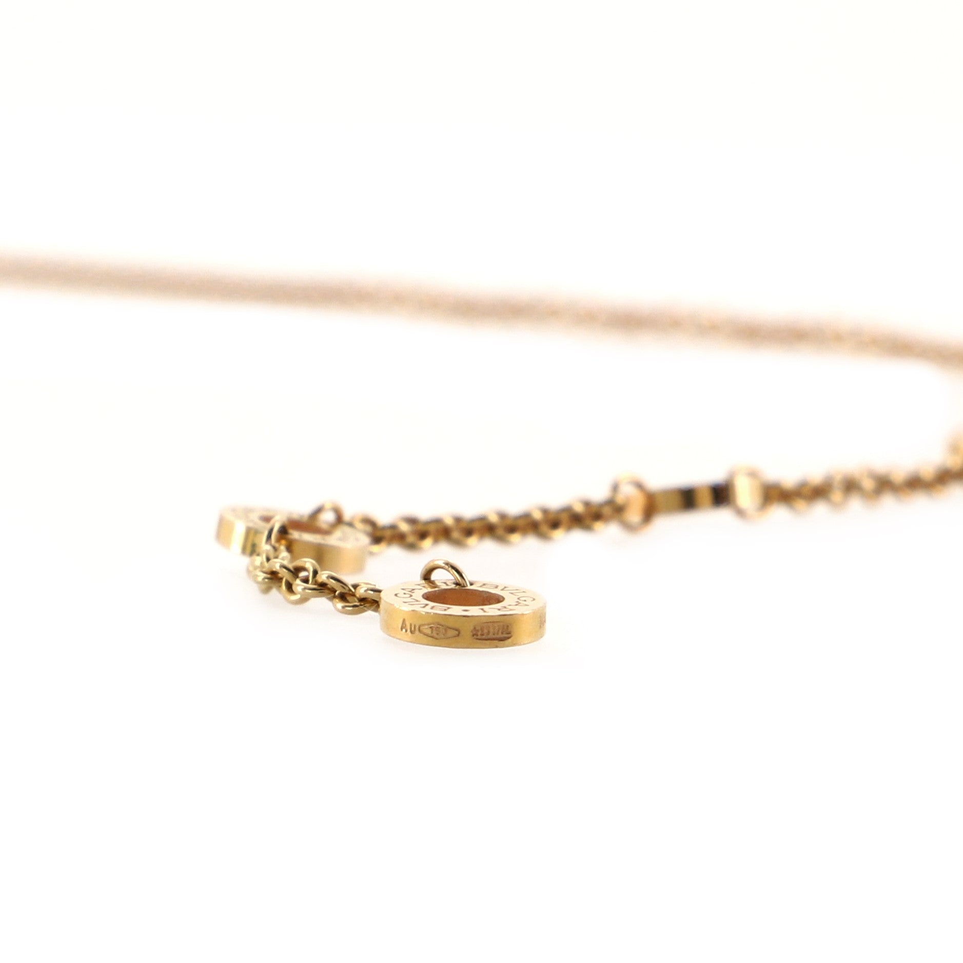 B.Zero1 Pendant Necklace 18K Rose Gold and Ceramic