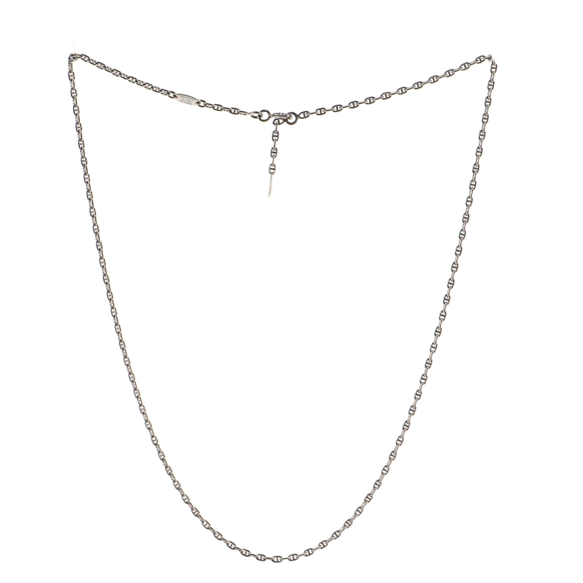Chaine D'Ancre Necklace 18K White Gold