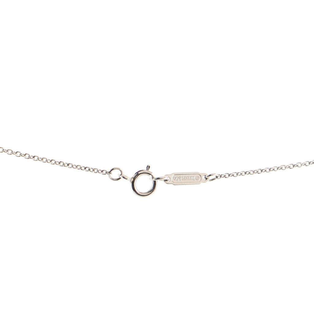 Heart 3 Diamond Pendant Necklace Platinum with Diamonds