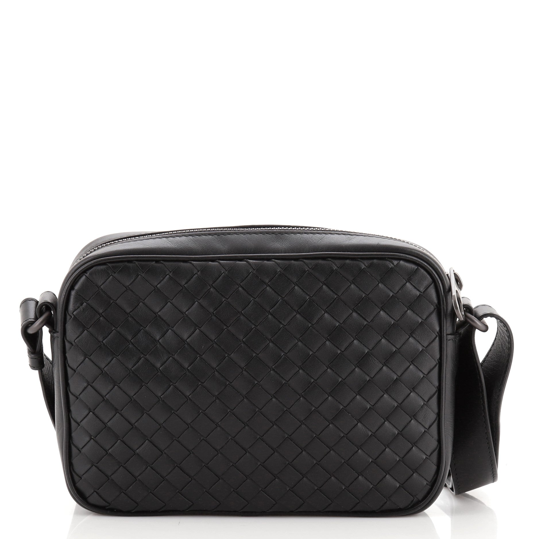 Front Pocket Camera Bag Intrecciato Nappa Mini