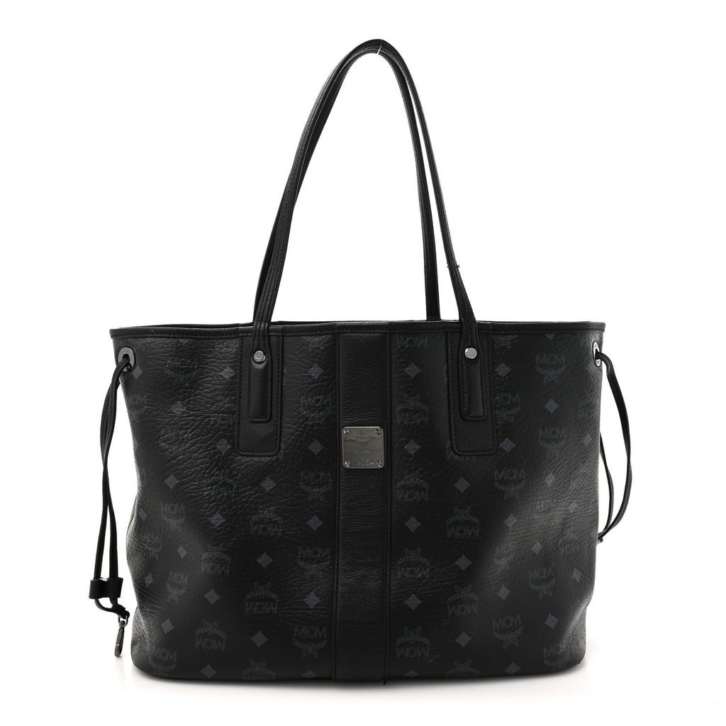 Visetos Medium Liz Reversible Shopper Tote Black