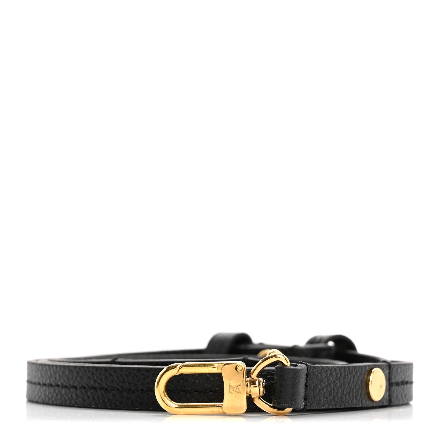 Calfskin Easy Pouch On Shoulder Strap Black