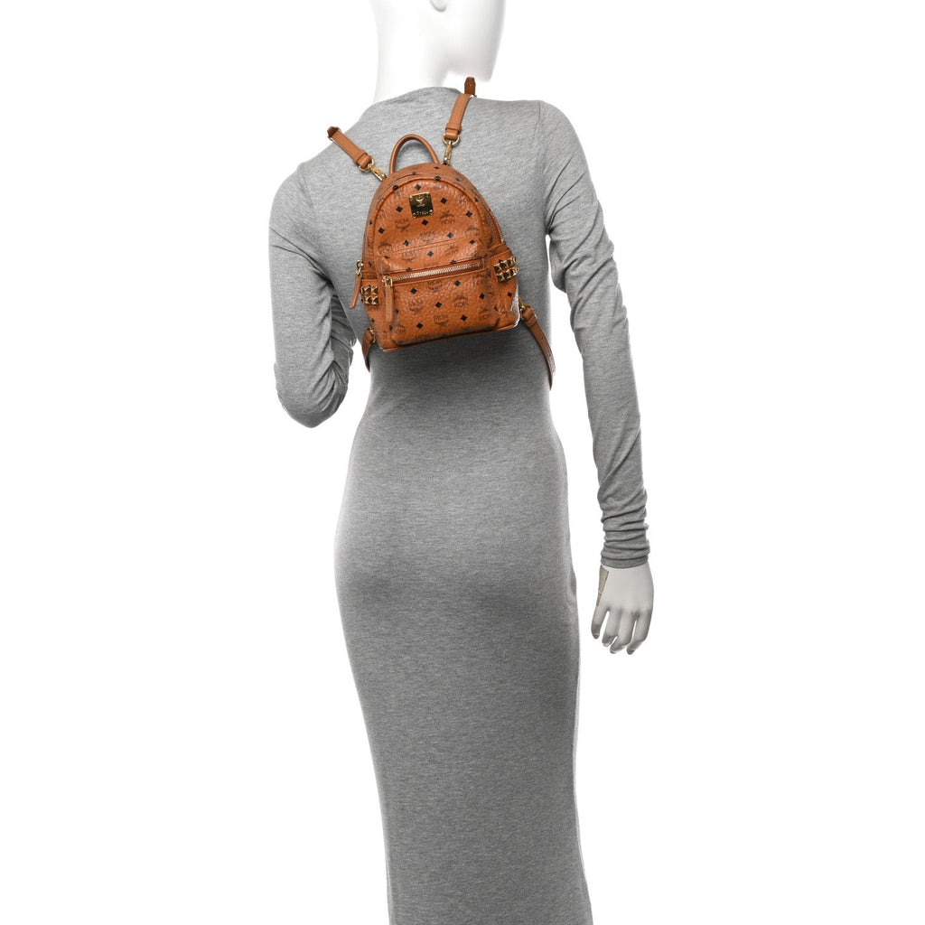 Visetos Side Stud X-Mini Stark Backpack Cognac