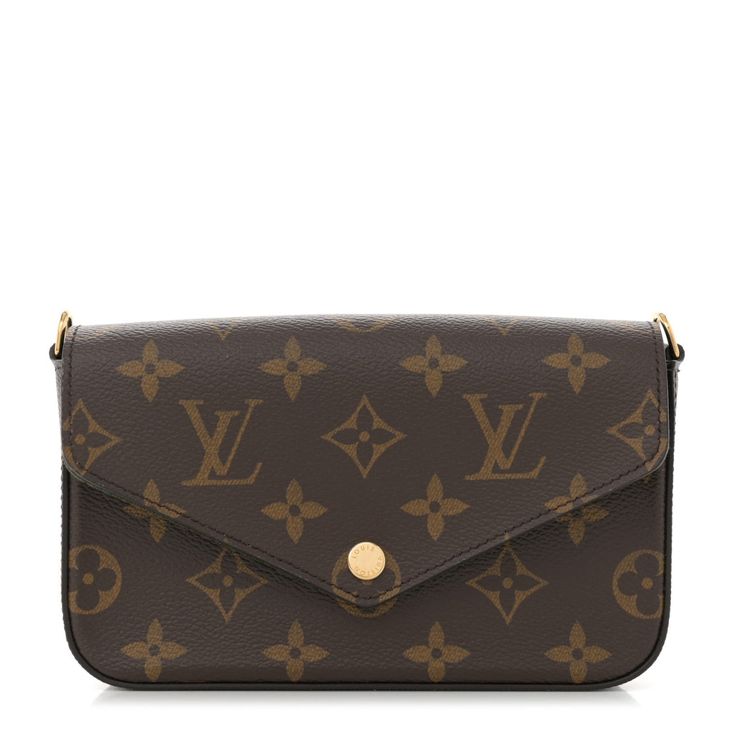 Monogram Felicie Strap & Go Felicie Pochette Kaki