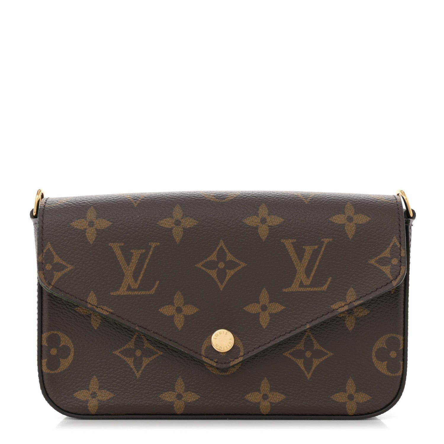 Monogram Felicie Strap & Go Felicie Pochette Kaki