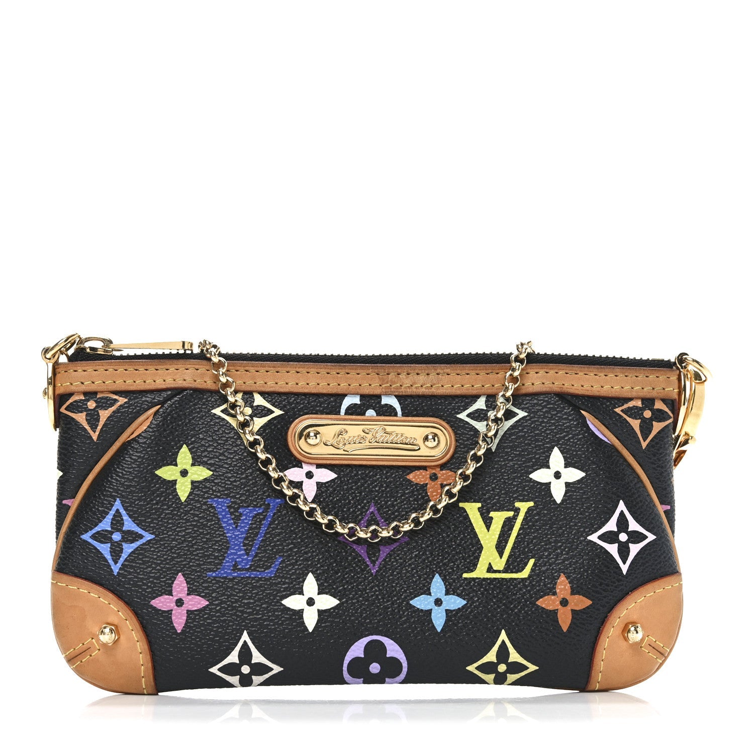 Monogram Multicolor Pochette Milla MM Black