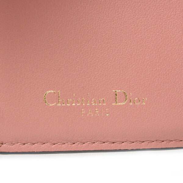 Christian Dior Saddle Lotus Calfskin Wallet
