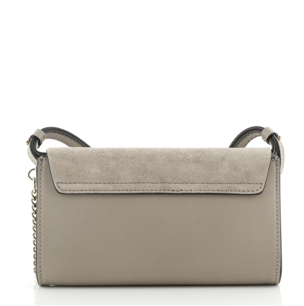 Faye Shoulder Bag Leather and Suede Mini