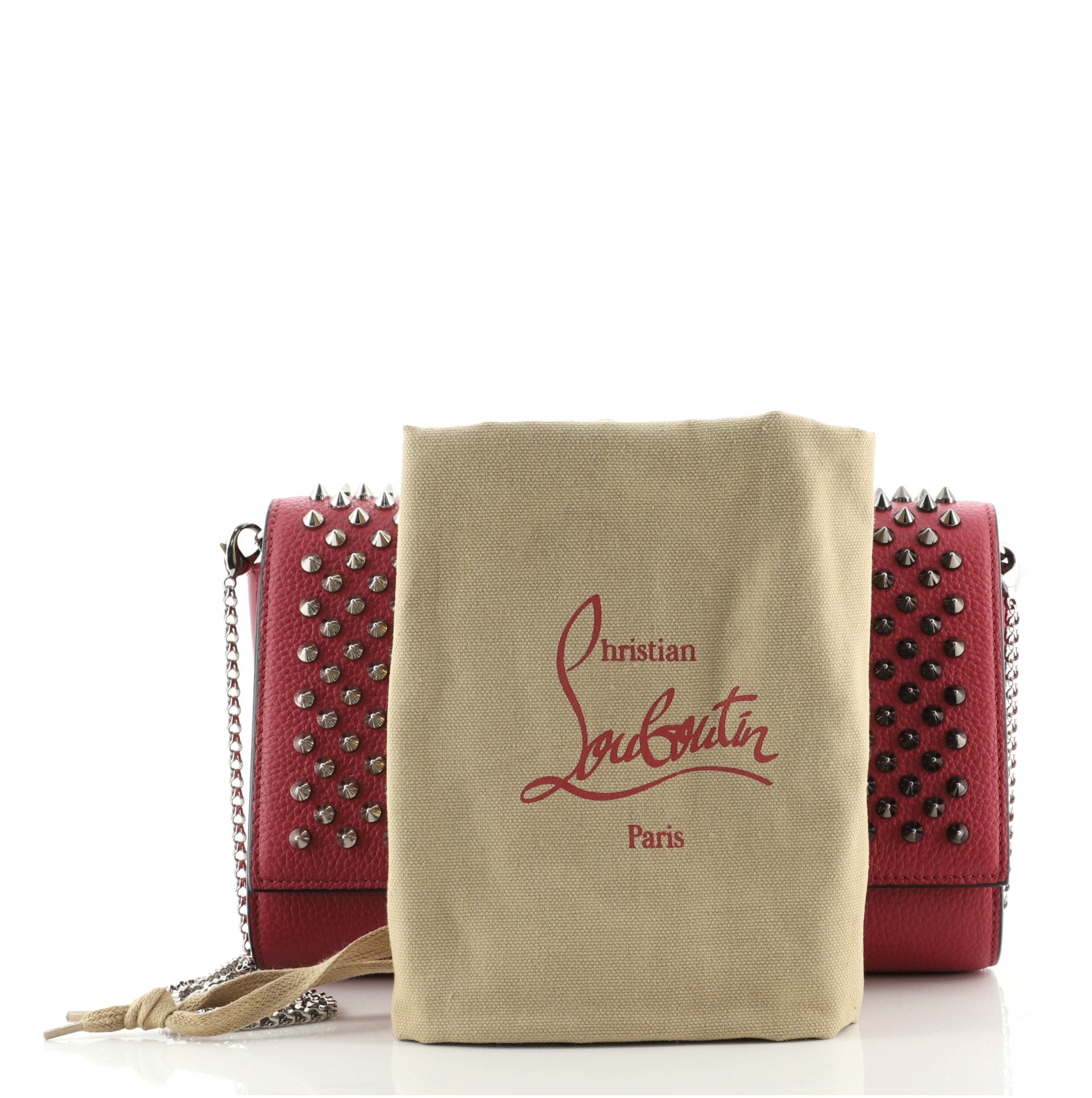 Paloma Clutch Spiked Leather