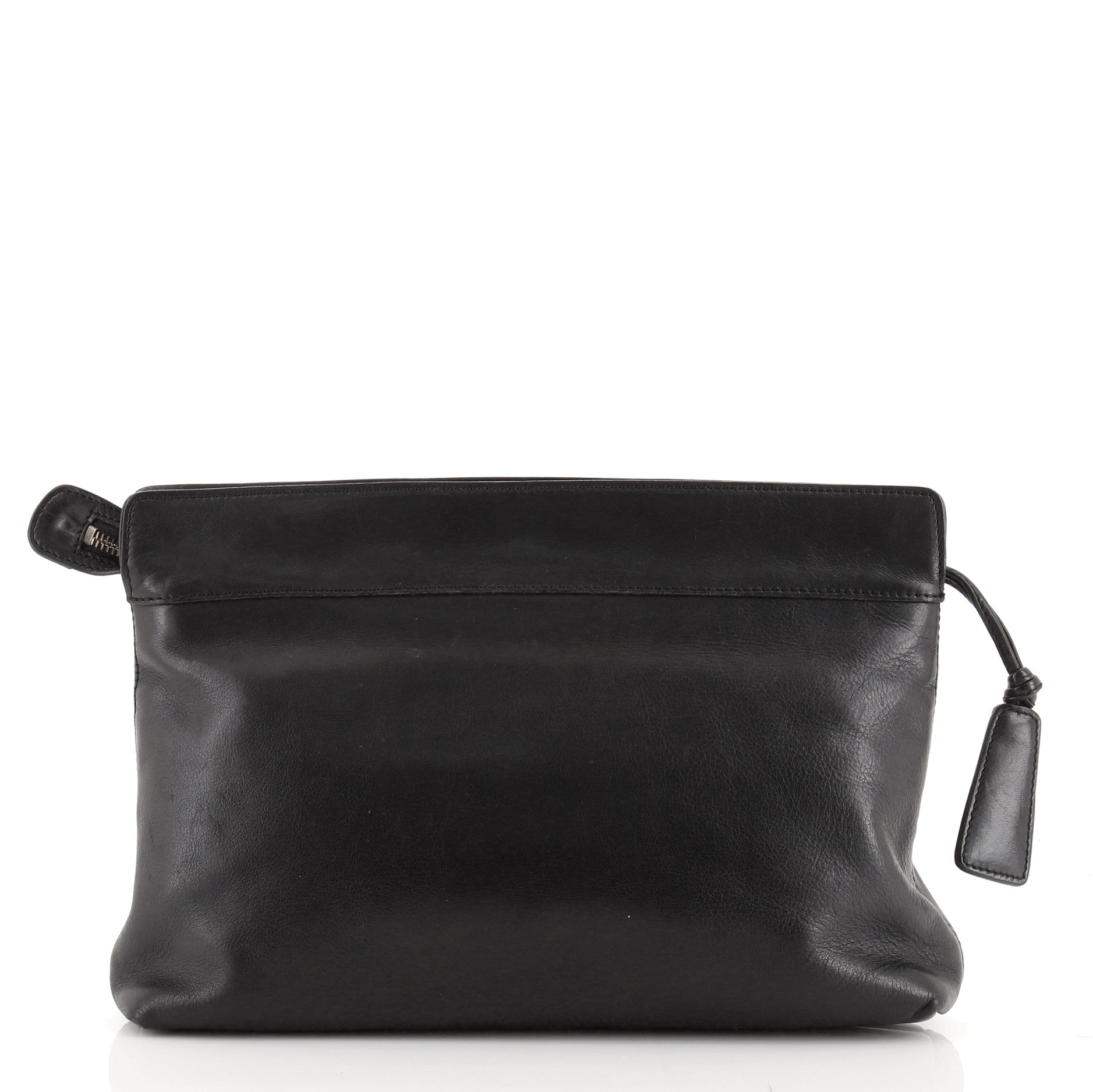 Vintage Logo Zip Clutch Lambskin Medium