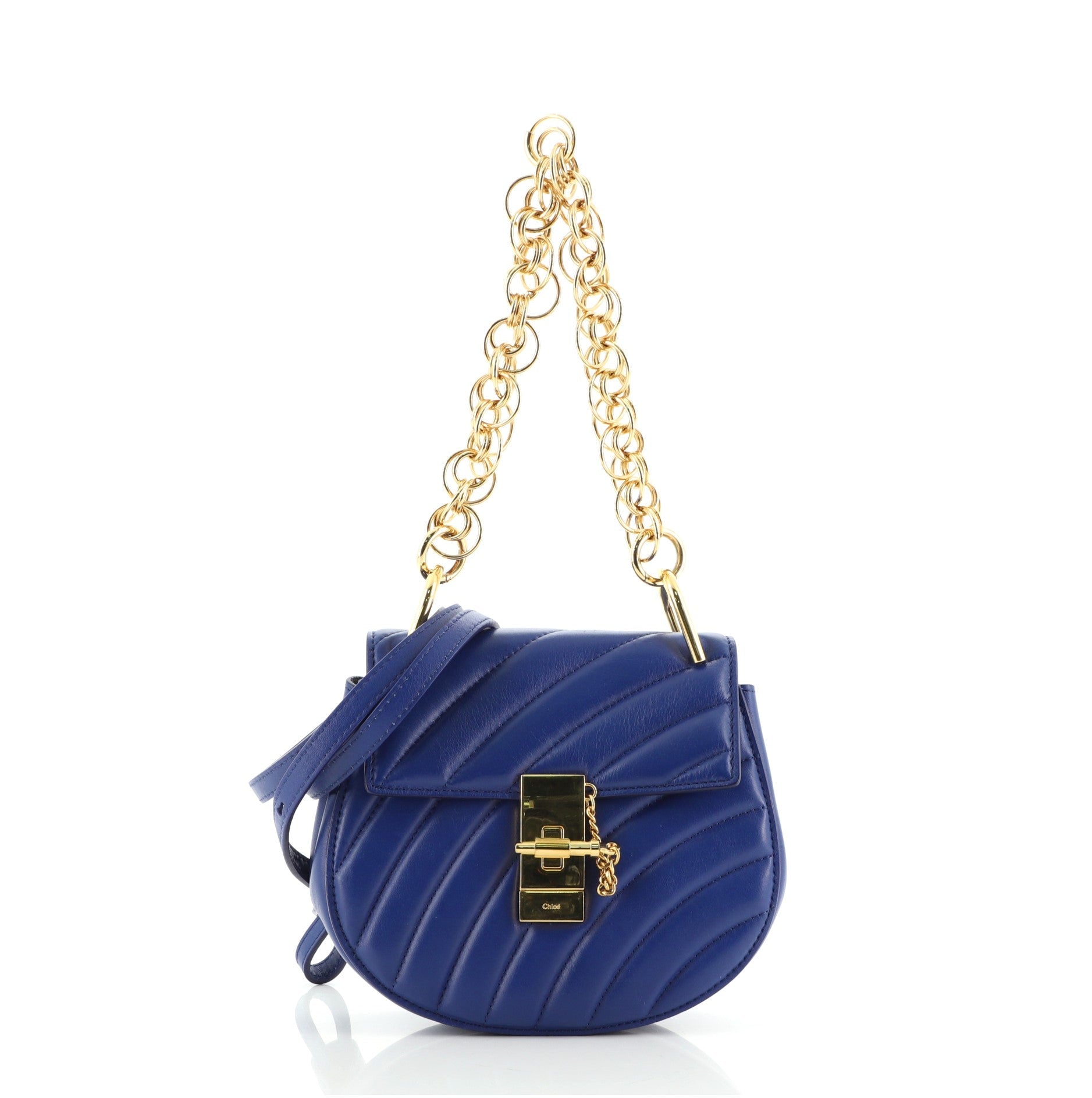 Drew Bijou Crossbody Bag Quilted Leather Mini