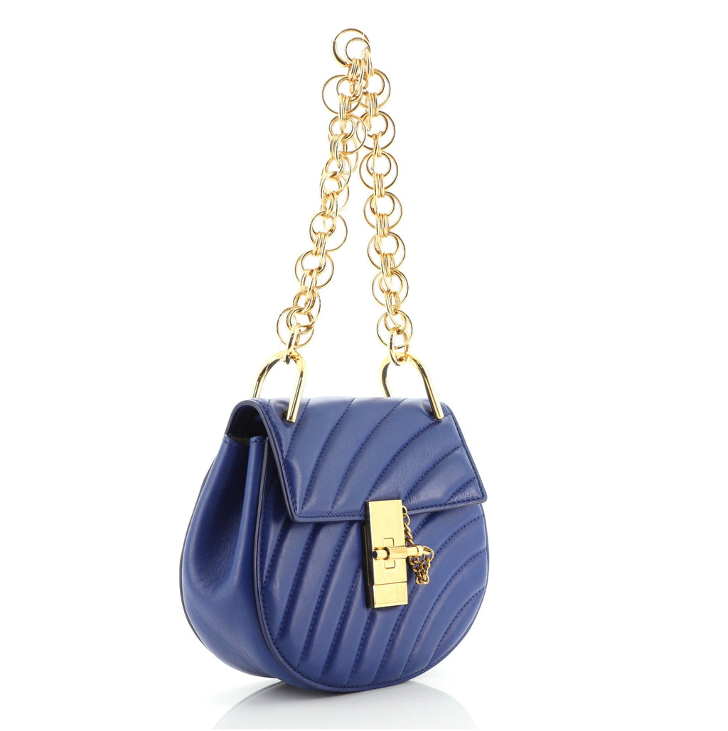 Drew Bijou Crossbody Bag Quilted Leather Mini