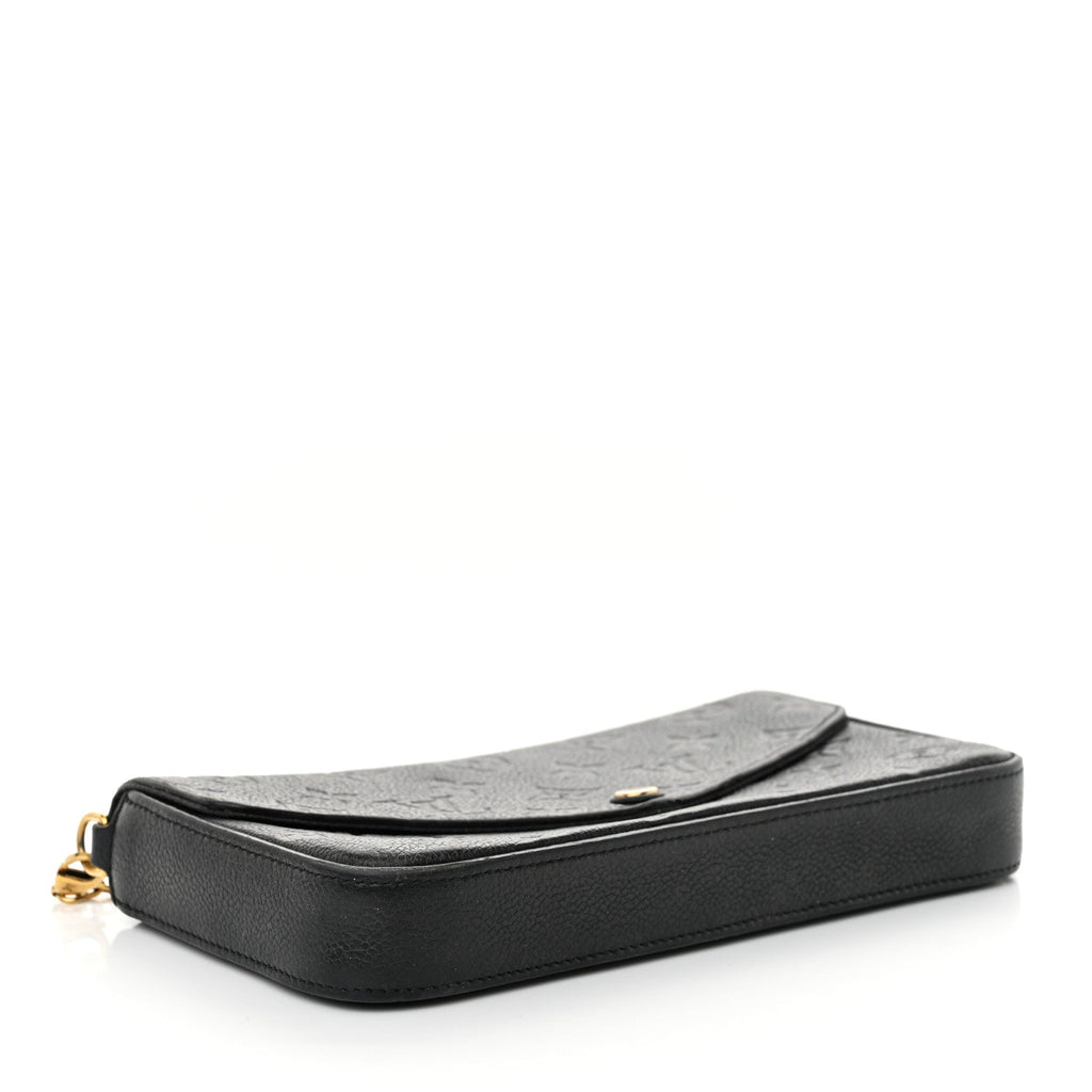 Empreinte Pochette Felicie Chain Wallet Black
