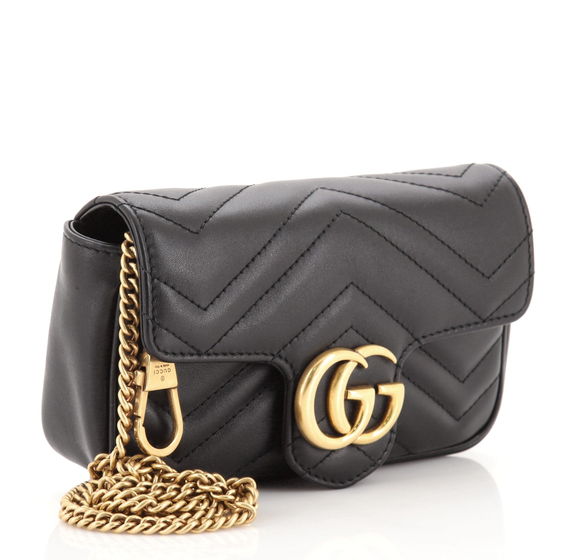 GG Marmont Flap Bag Matelasse Leather Super Mini