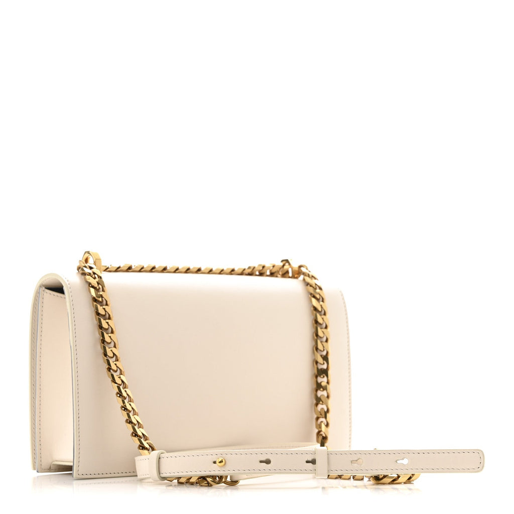 Calfskin Knuckle Crossbody White