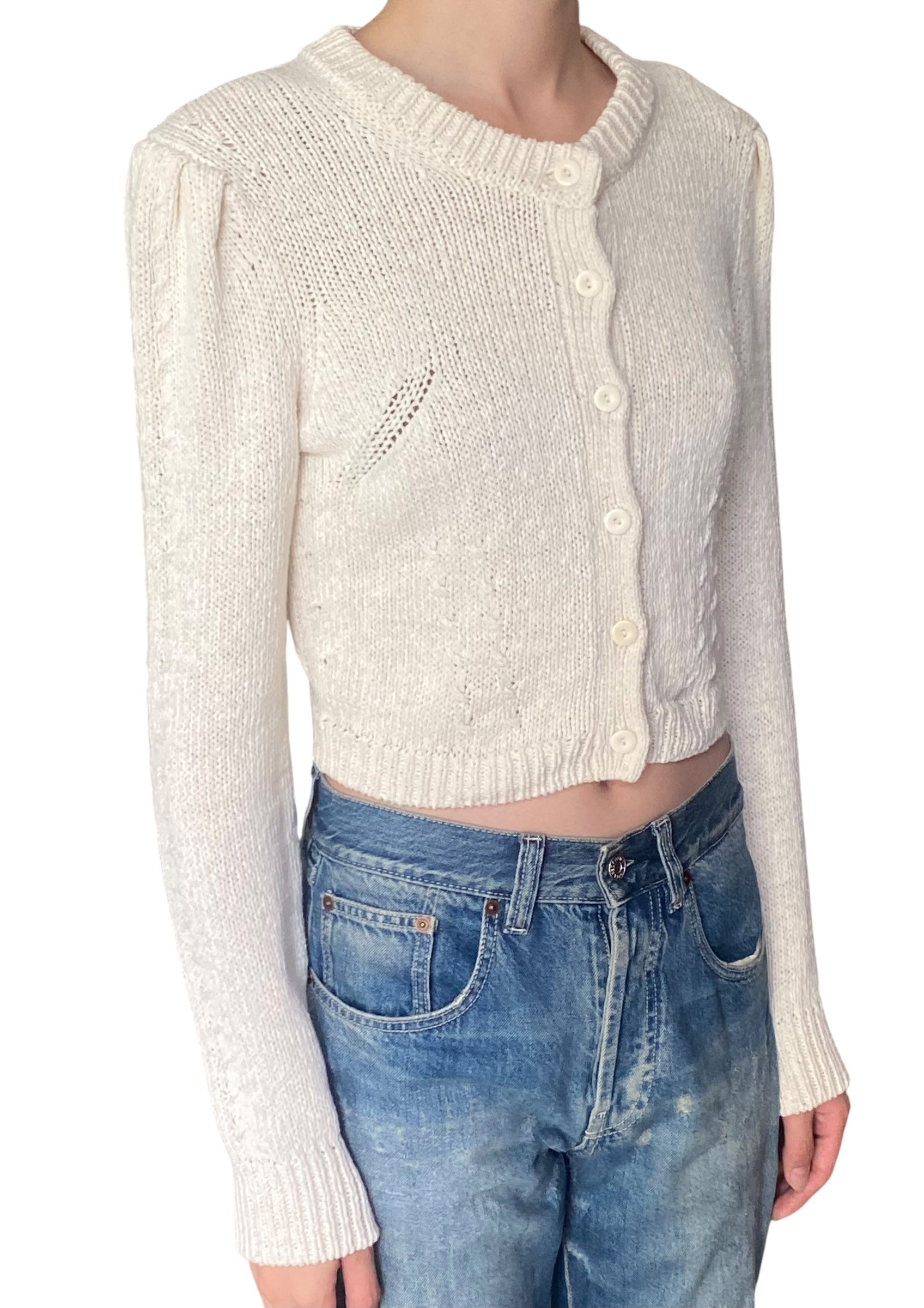 Ulla Johnson Ivory Knit igan - M