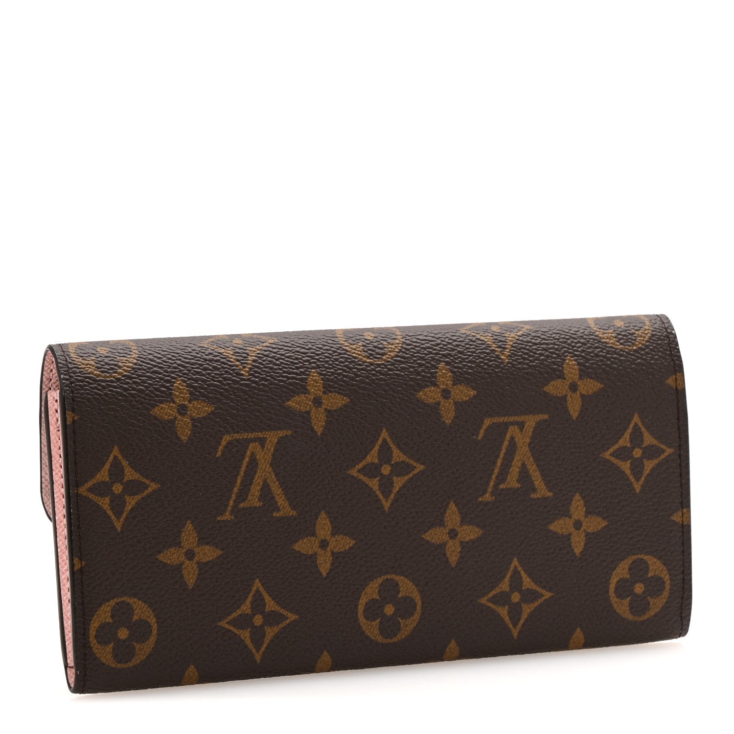 Monogram Emilie Wallet Rose Ballerine