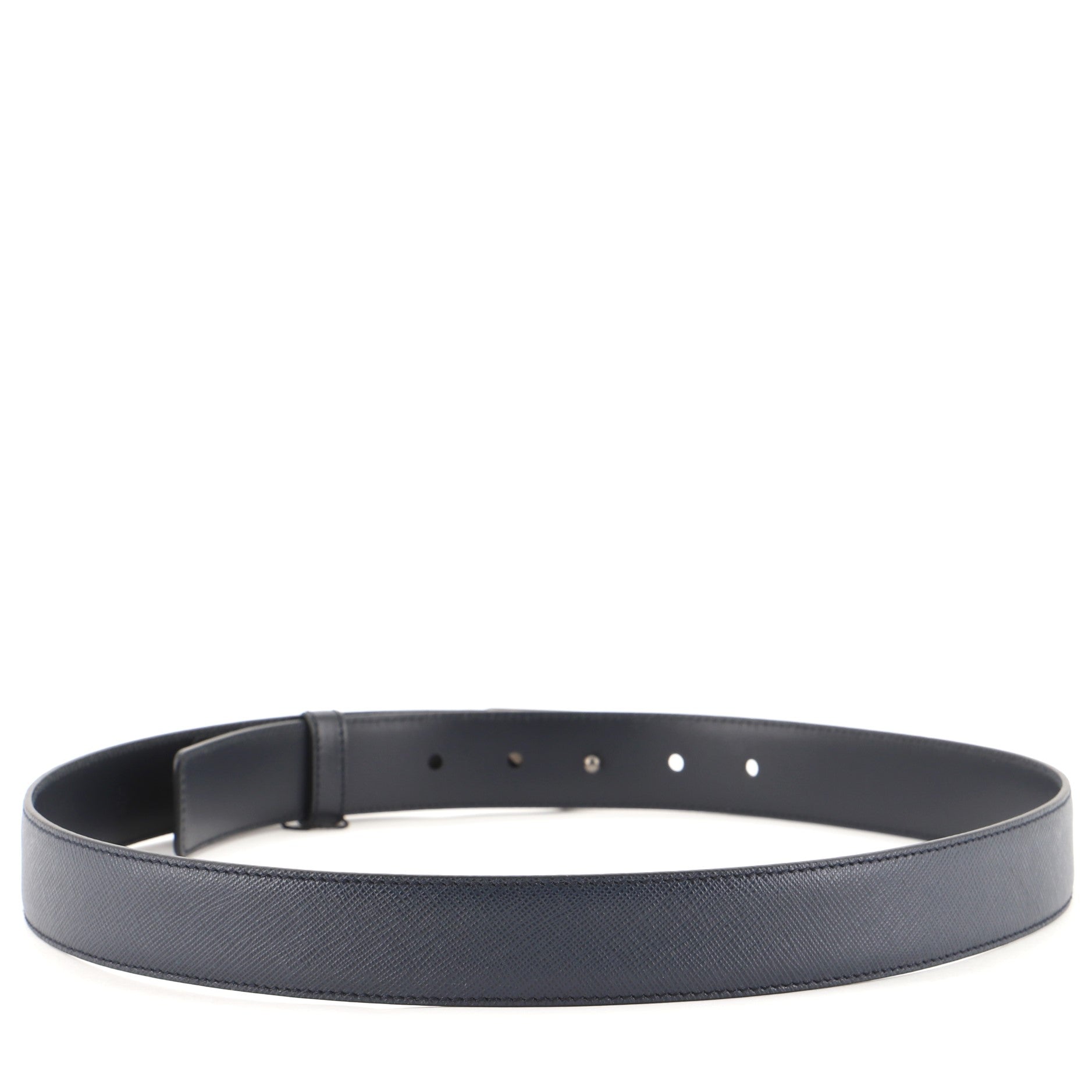 Logo Belt Saffiano Leather Medium 85