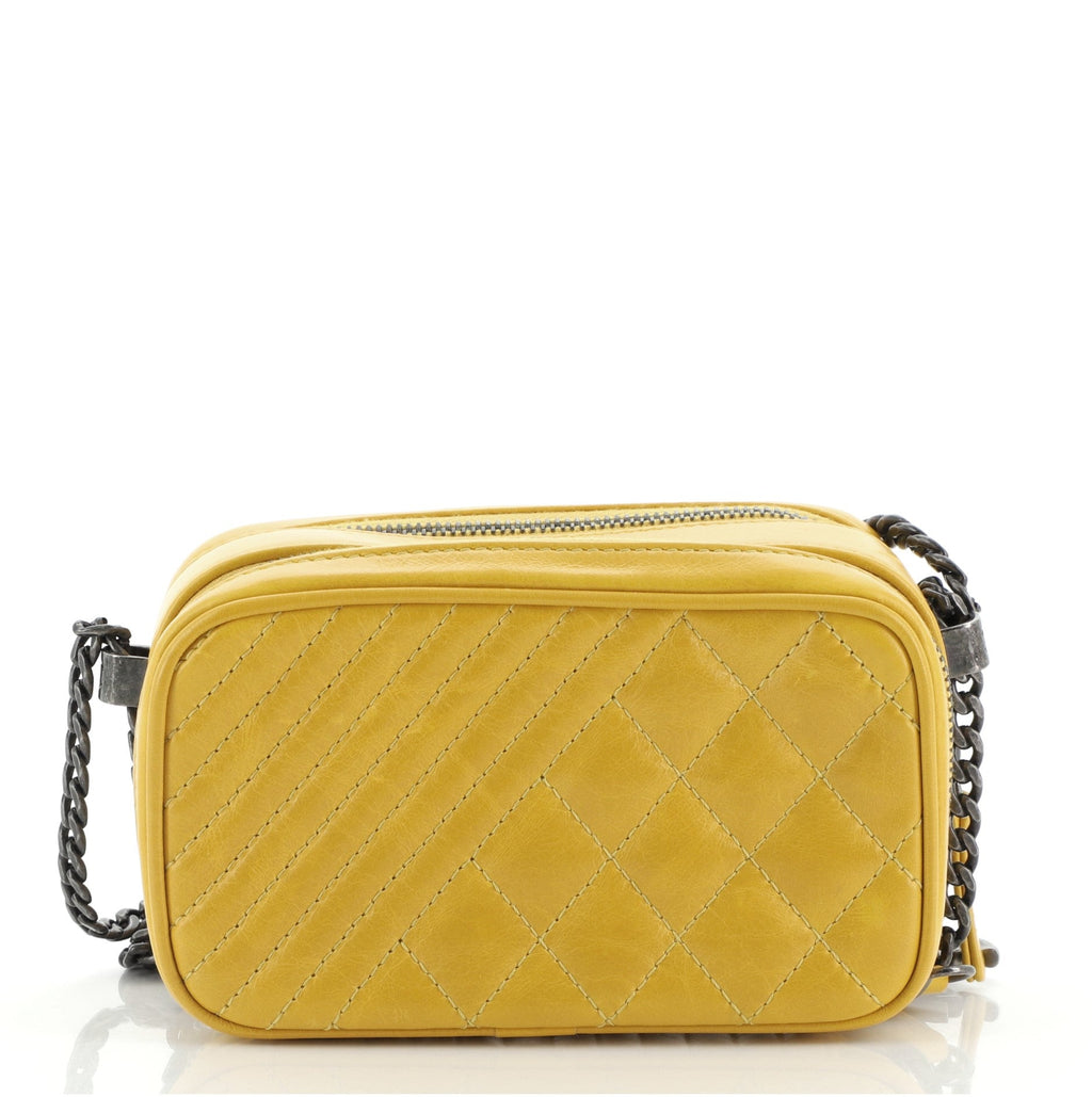Coco Boy Camera Bag Quilted Leather Mini