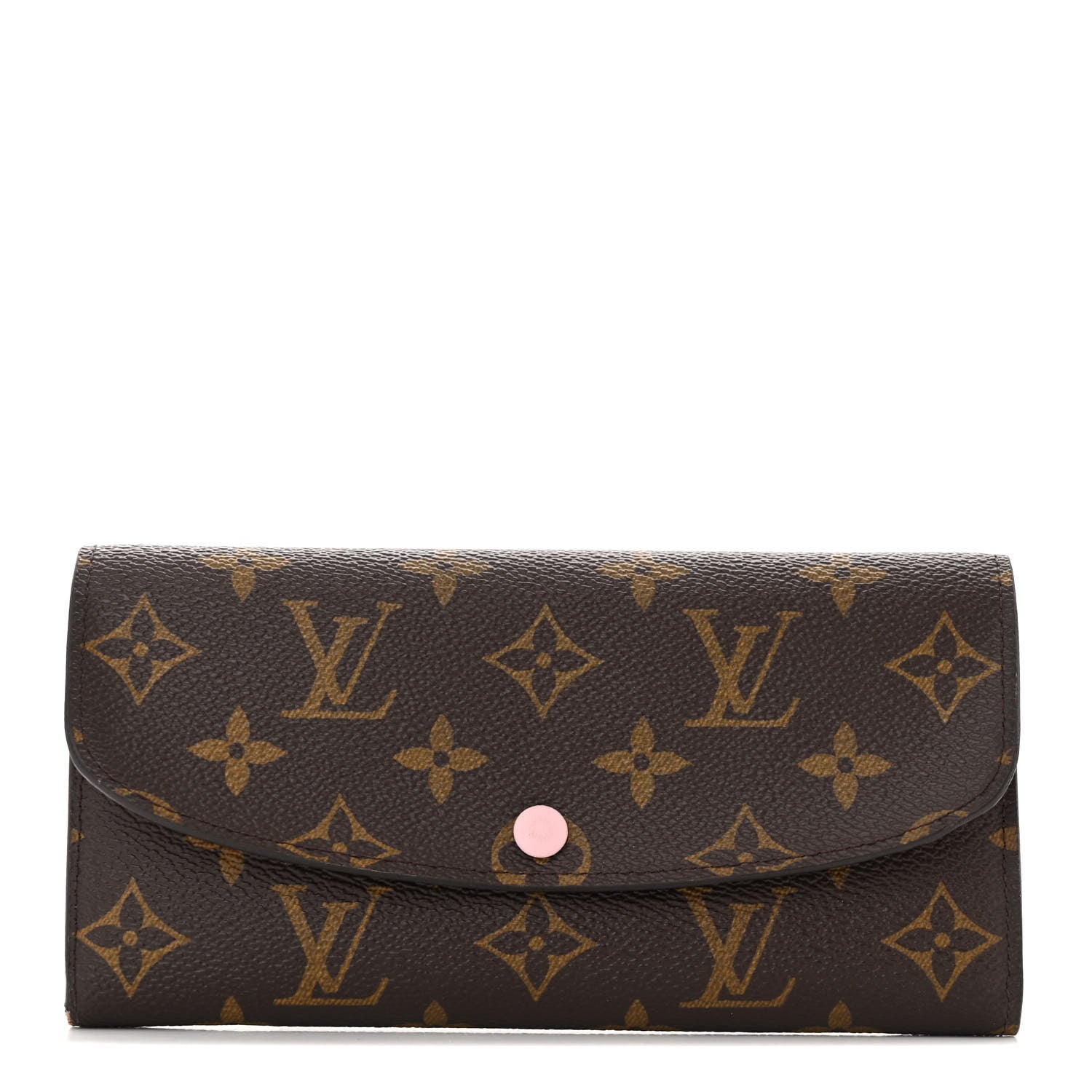 Monogram Emilie Wallet Rose Ballerine