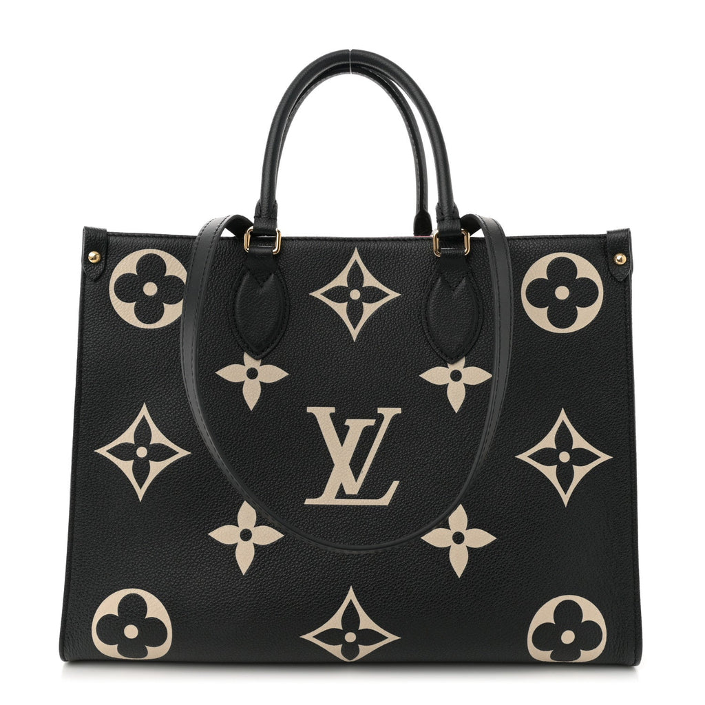 Empreinte Monogram Giant Onthego MM Black Beige