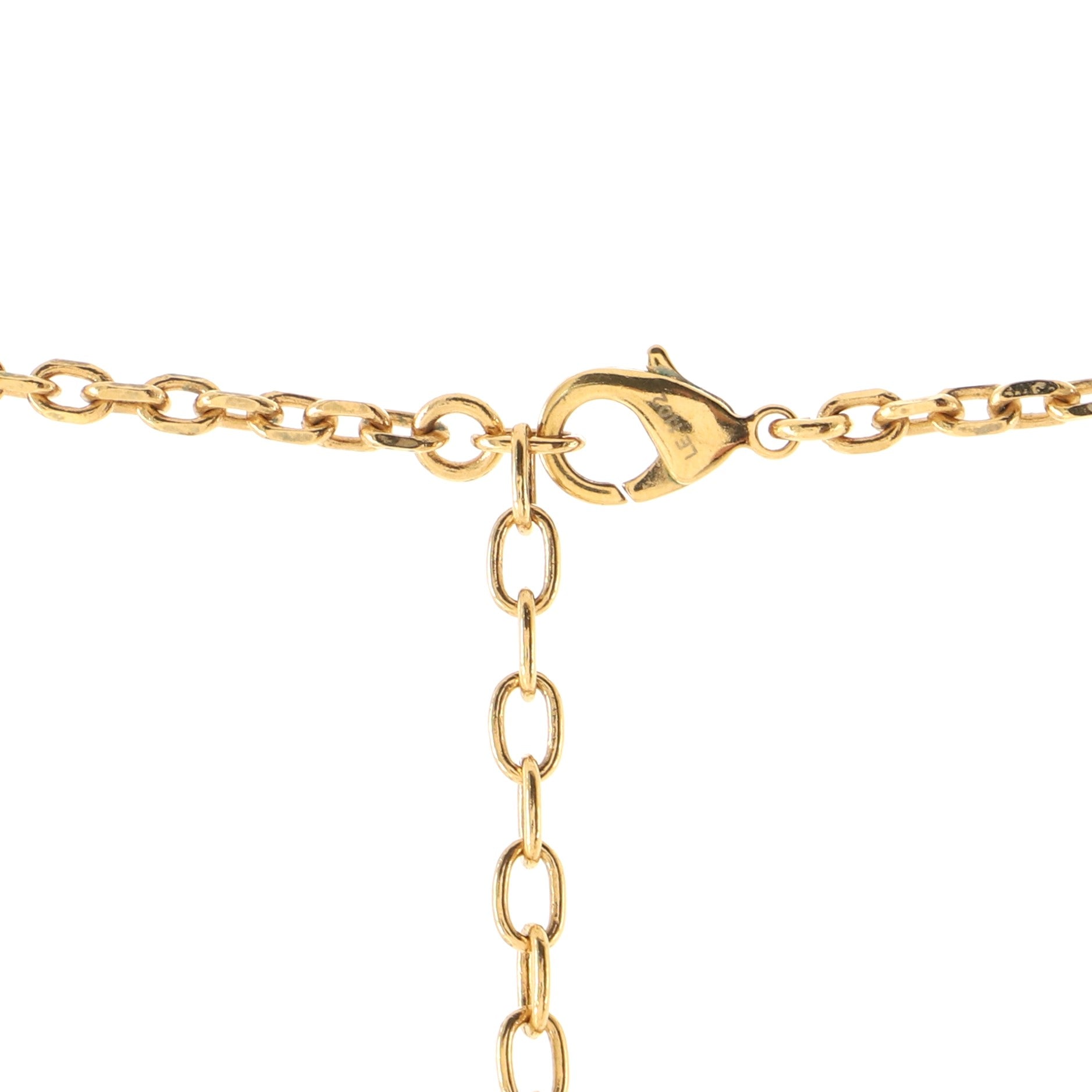 Love Letters Timeless Long Necklace Metal with Crystals