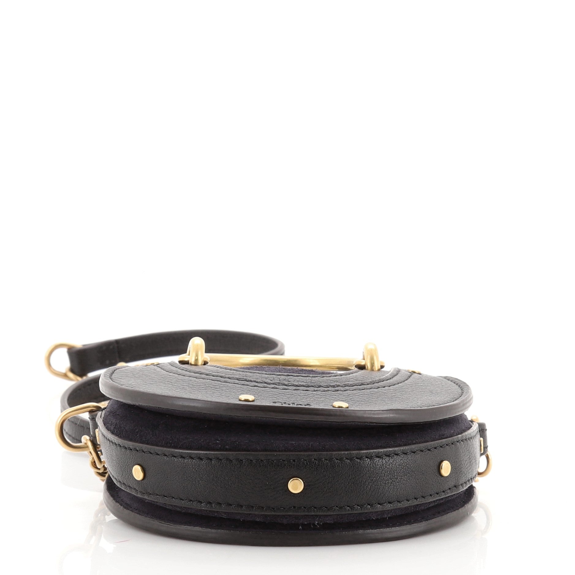 Pixie Crossbody Bag Leather with Suede Mini