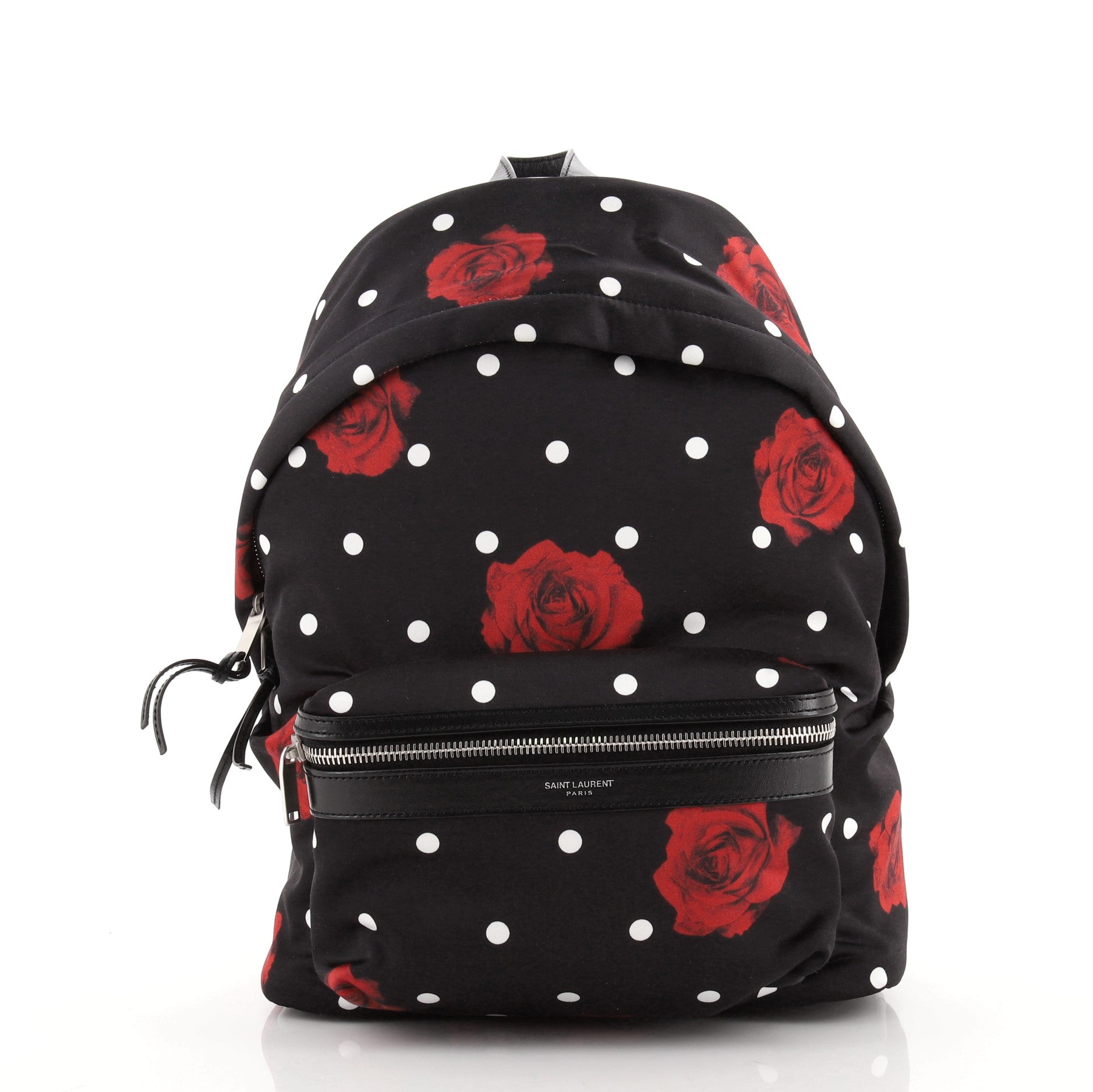 City Backpack Printed Satin Mini