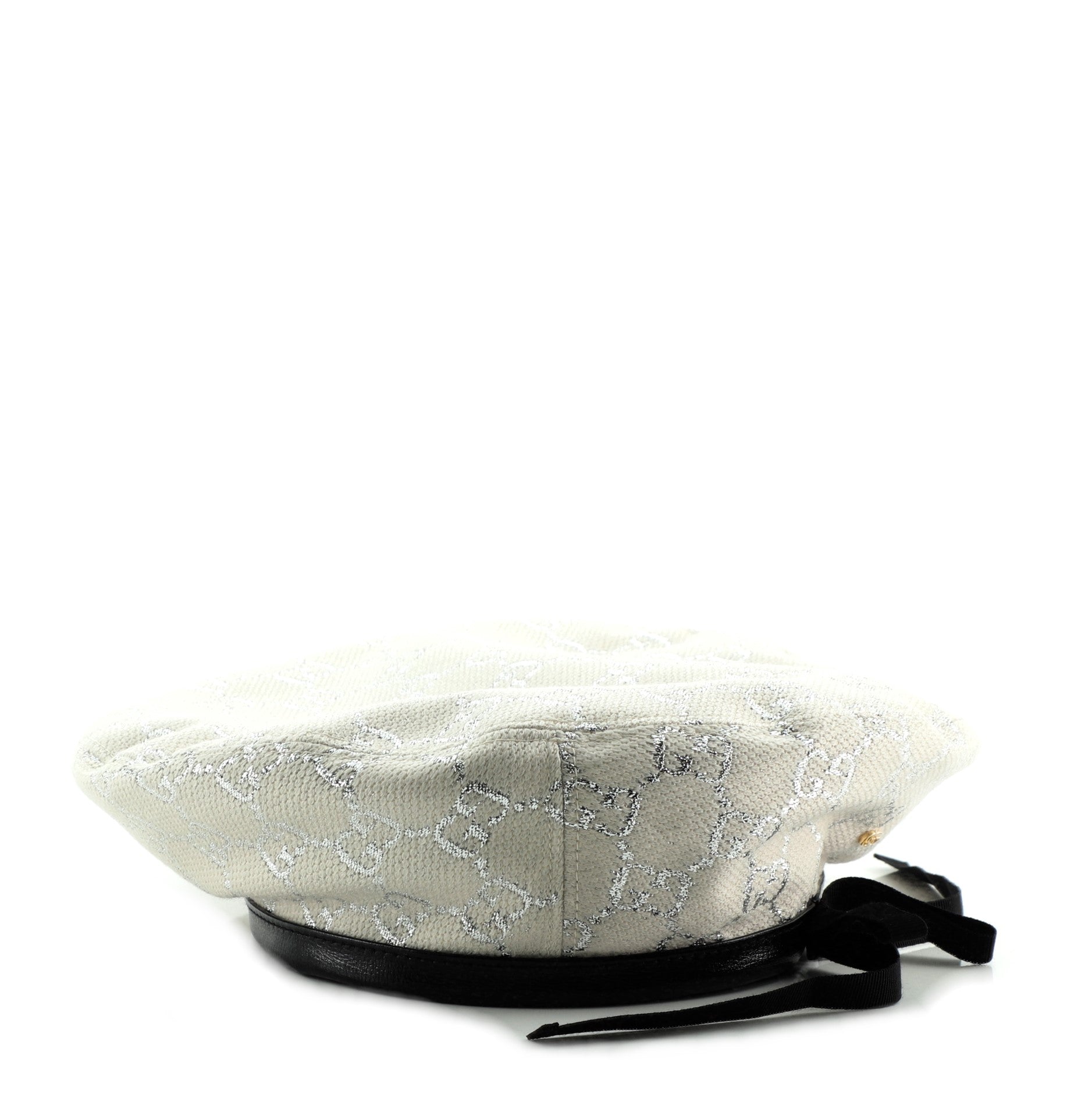Beret Hat GG Lame Canvas Small