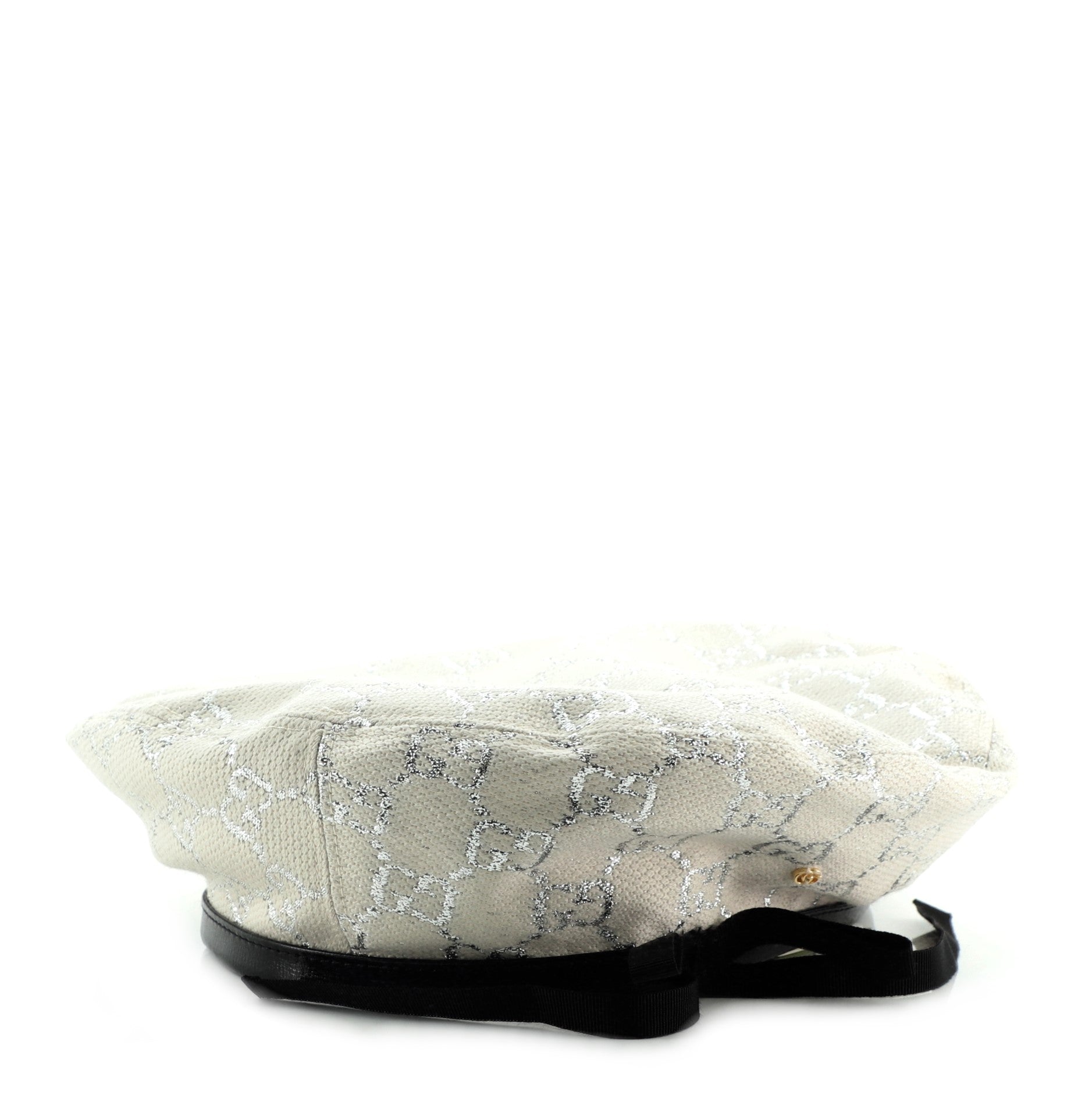 Beret Hat GG Lame Canvas Small