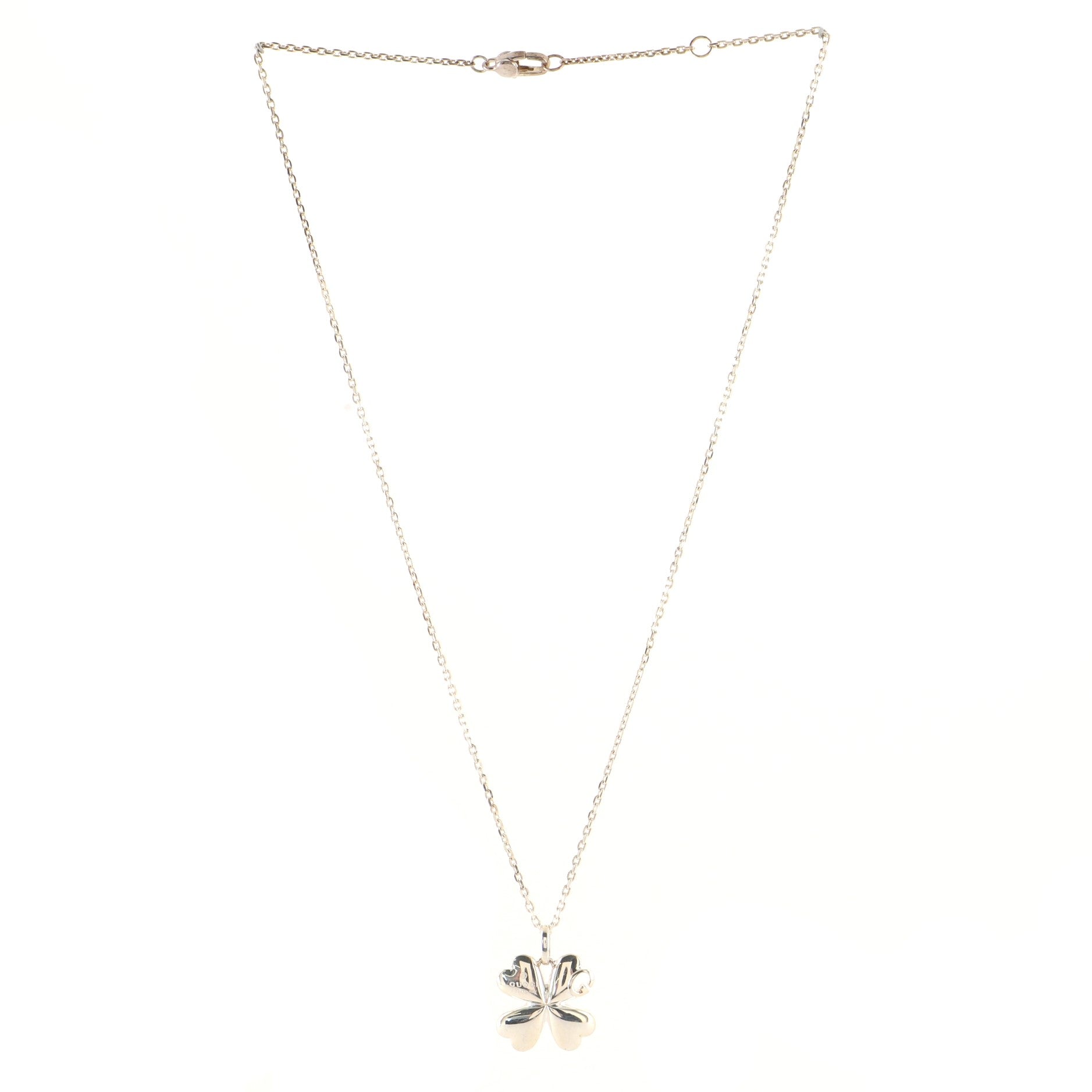 Charlotte Clover Pendant Necklace Sterling Silver
