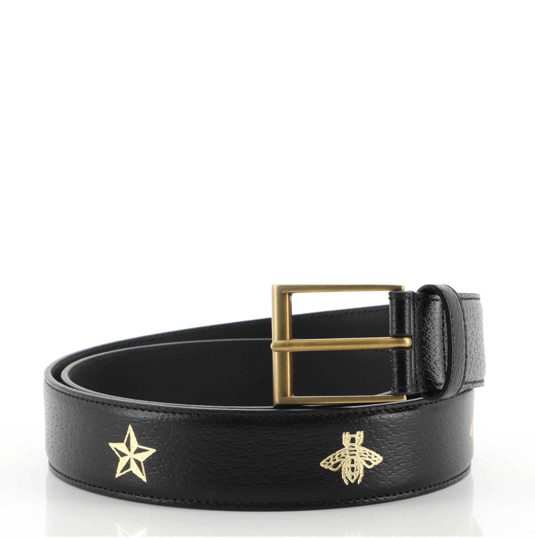 Belt Printed Leather Medium 95