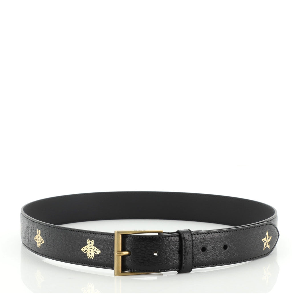 Belt Printed Leather Medium 95