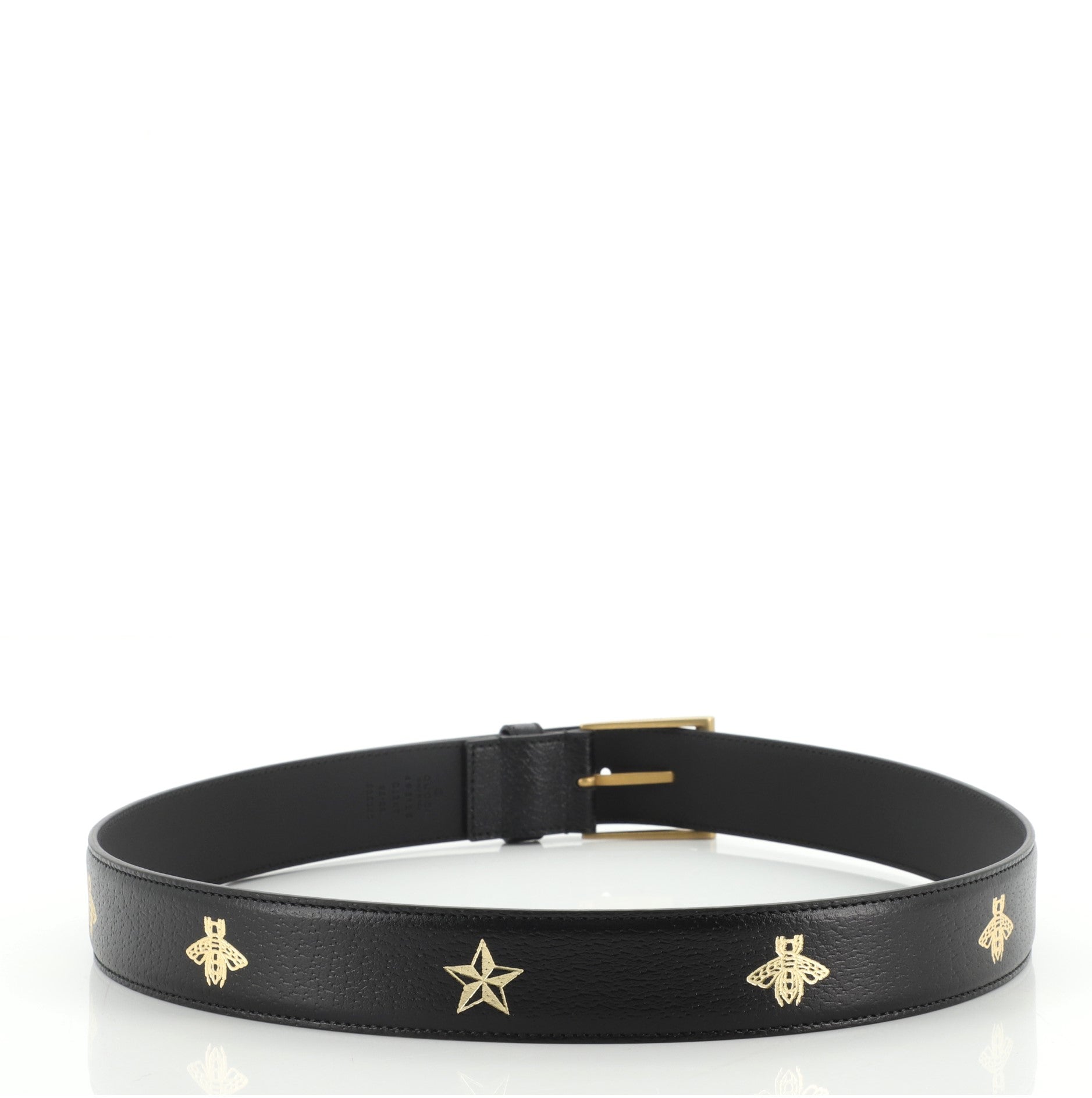 Belt Printed Leather Medium 95