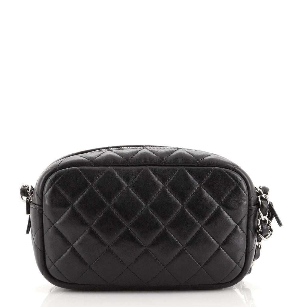 Camera Case Bag Quilted Lambskin Mini