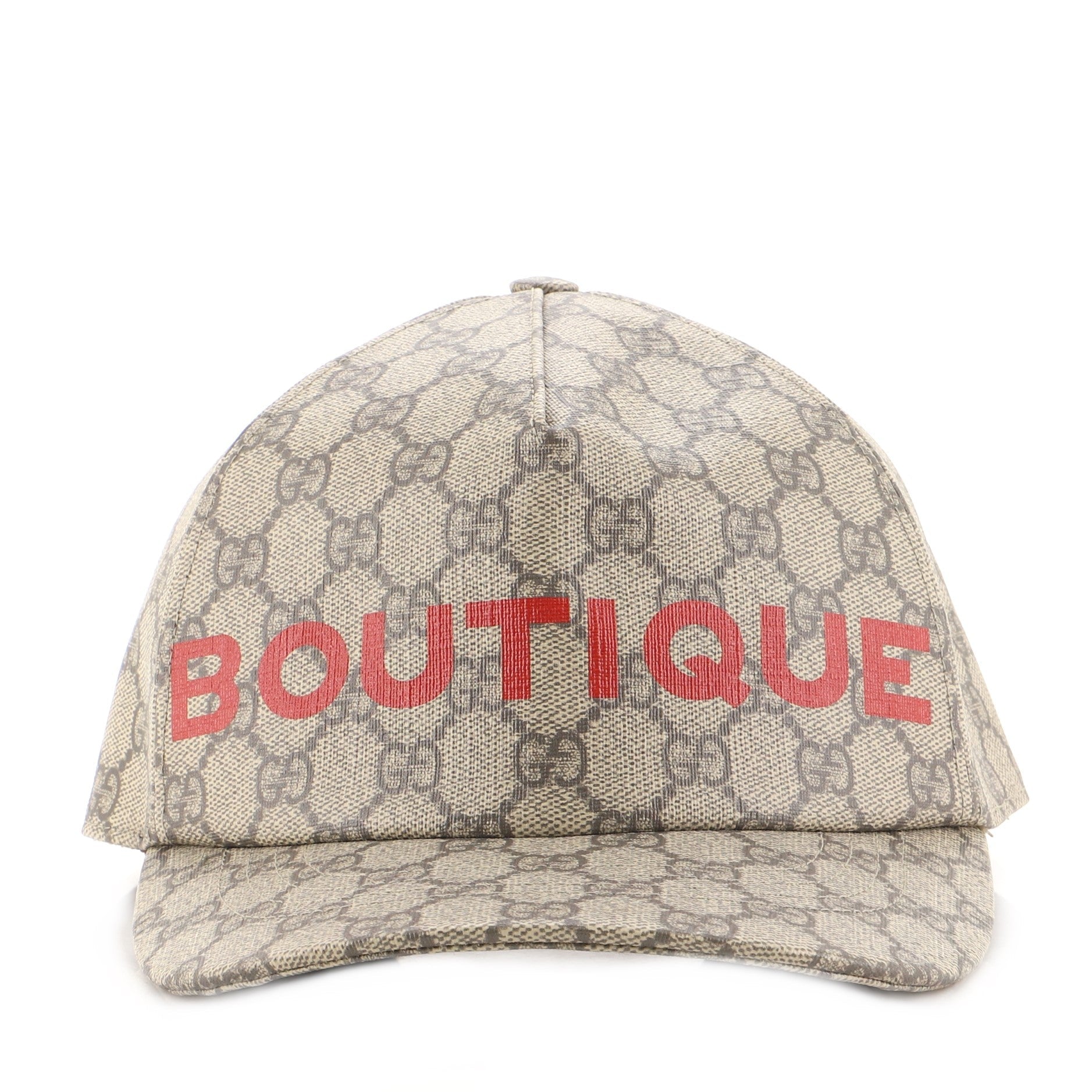 Baseball Cap Printed GG Coated Canvas Large
