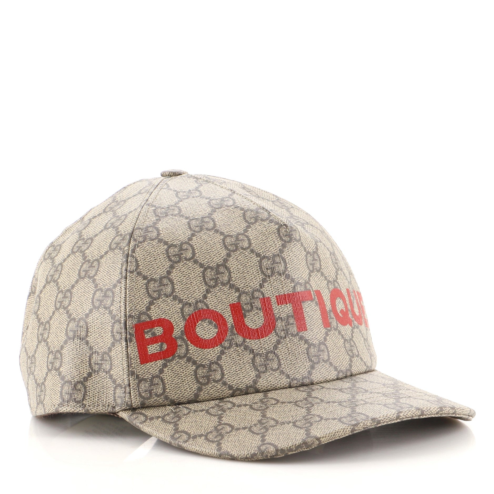 Baseball Cap Printed GG Coated Canvas Large
