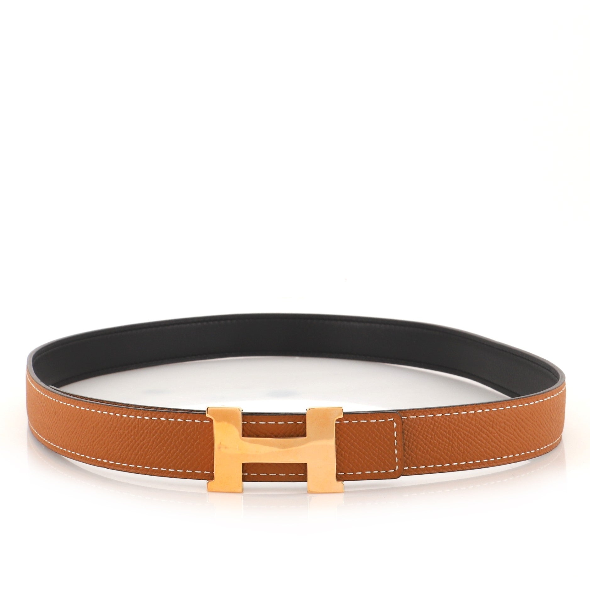 Constance Reversible Belt Leather Thin 85
