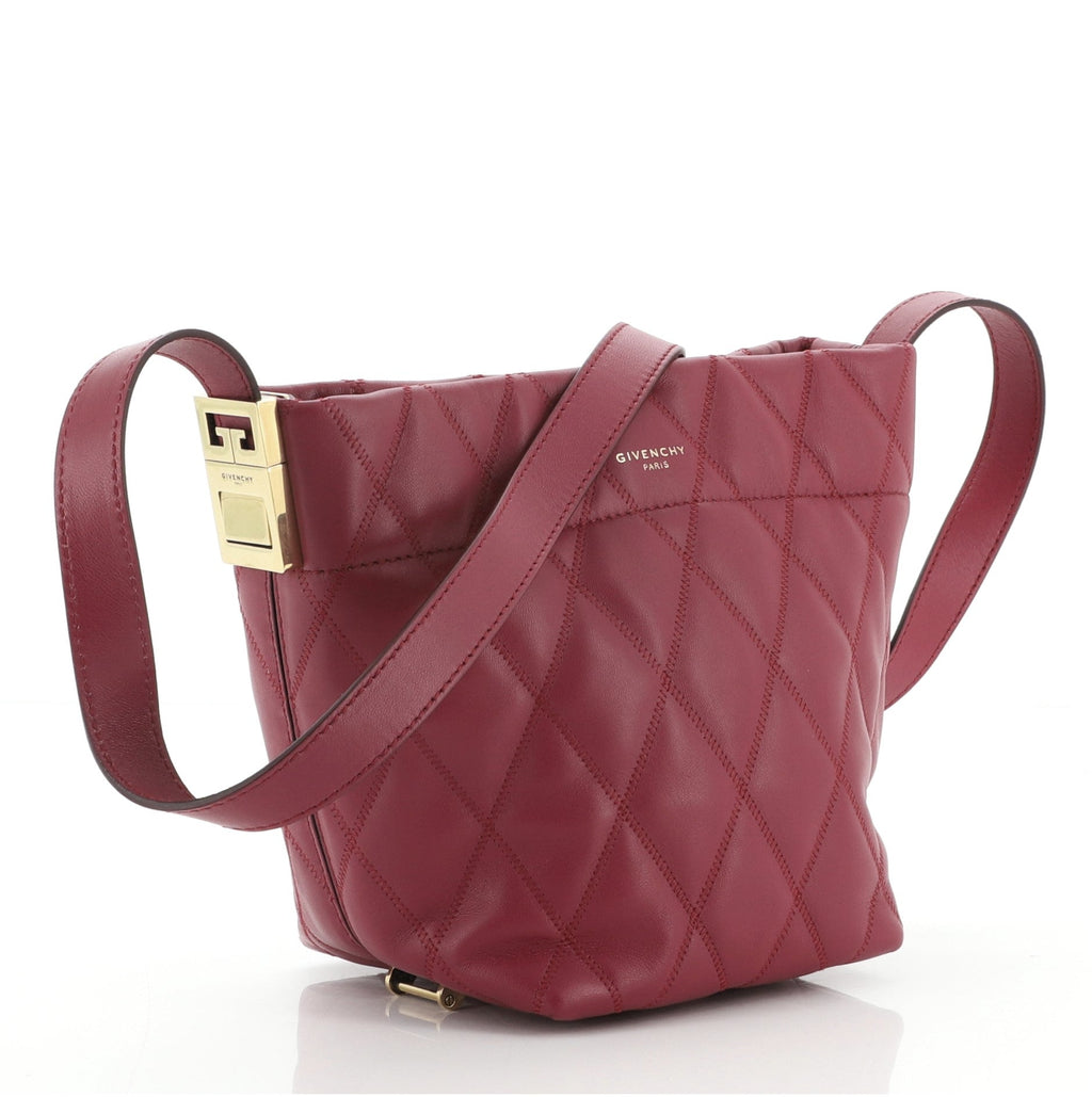 GV Bucket Bag Quilted Leather Mini