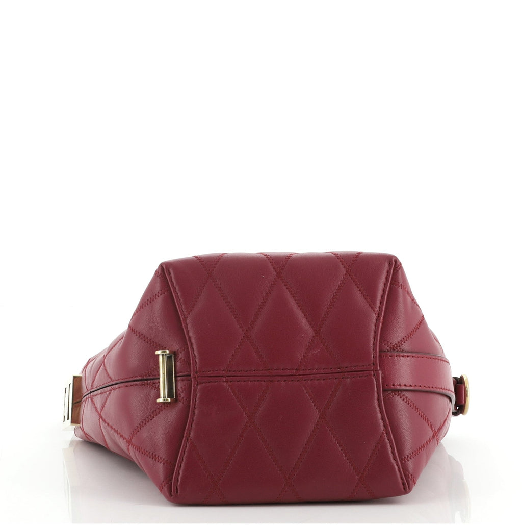 GV Bucket Bag Quilted Leather Mini