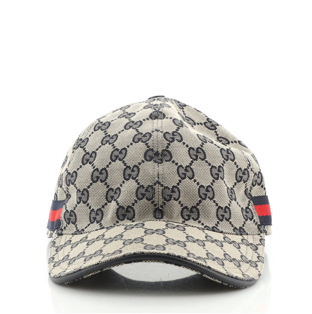 Web Baseball Cap GG Canvas Large