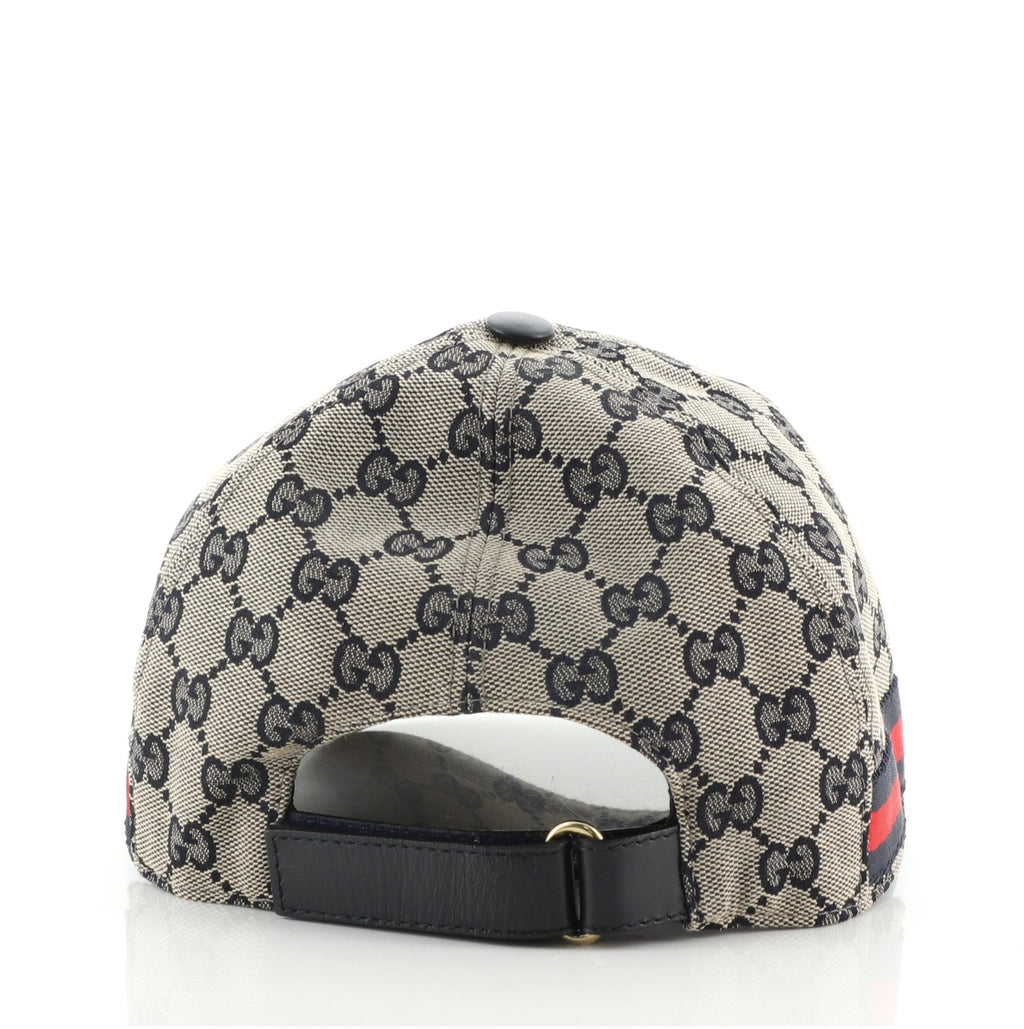 Web Baseball Cap GG Canvas Large