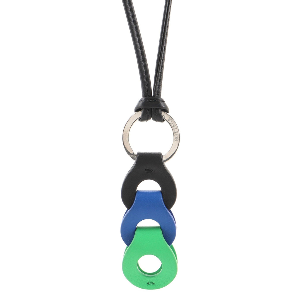 Chain Link Necklace Leather