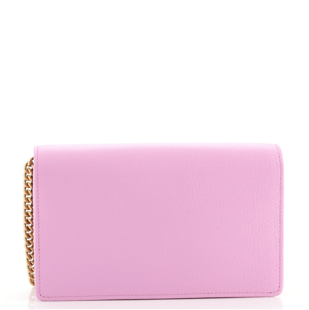 GG Marmont Chain Wallet Embellished Leather Mini
